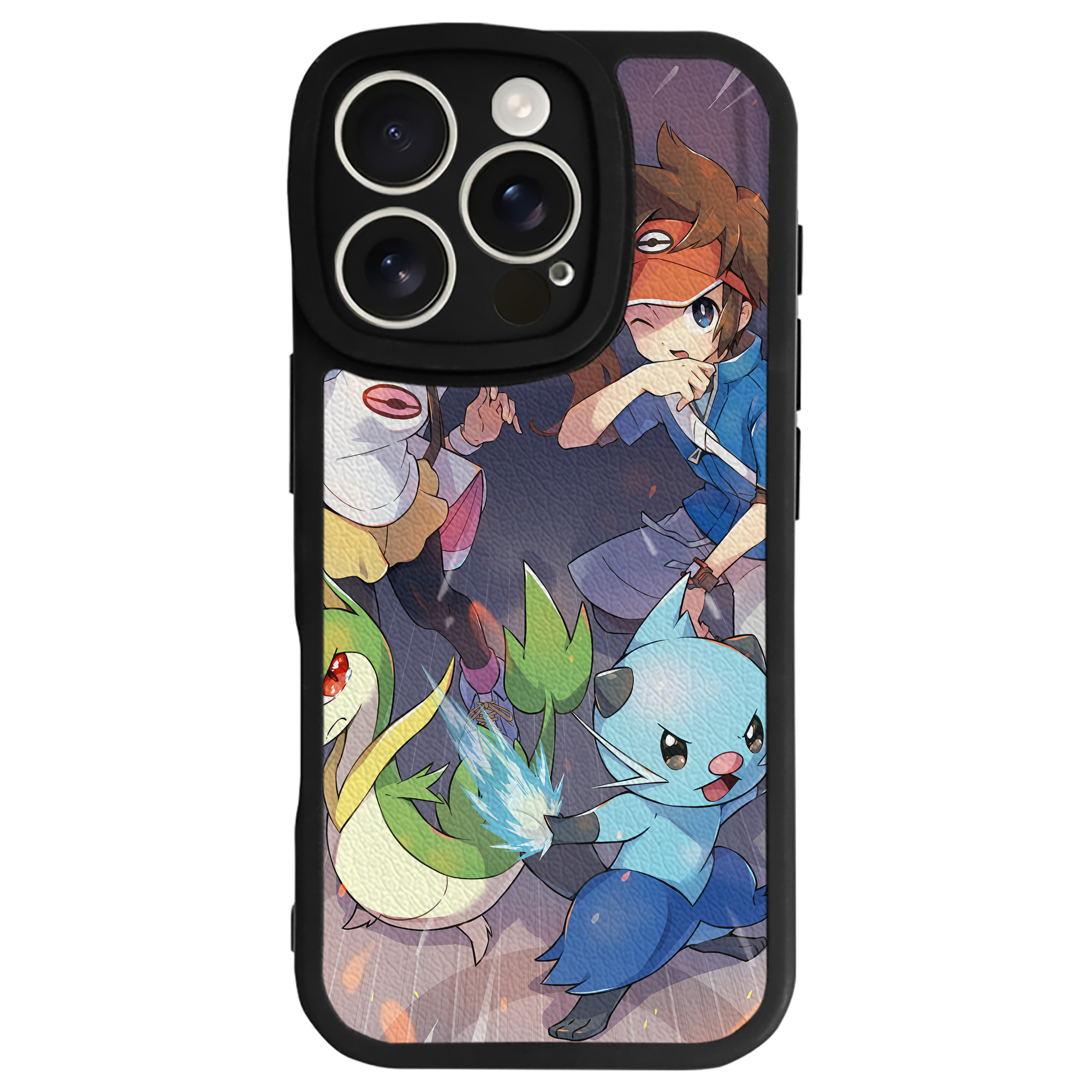 （画像用） ポケットモンスター Pokémon 【iPhone 16シリーズ対応】シリコンスマホケース（レザー調） 材質：シリコン